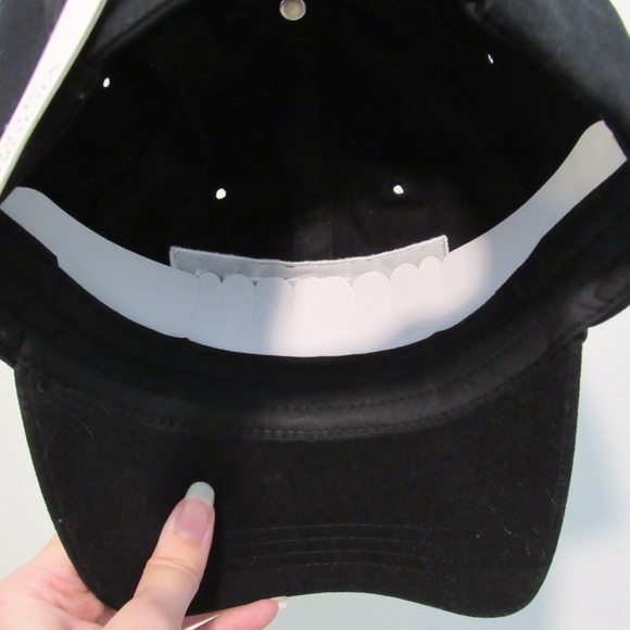 Victoria's Secret Sport, NWT, Black & White, Embroidered, Baseball Style Hat - Picture 7 of 10